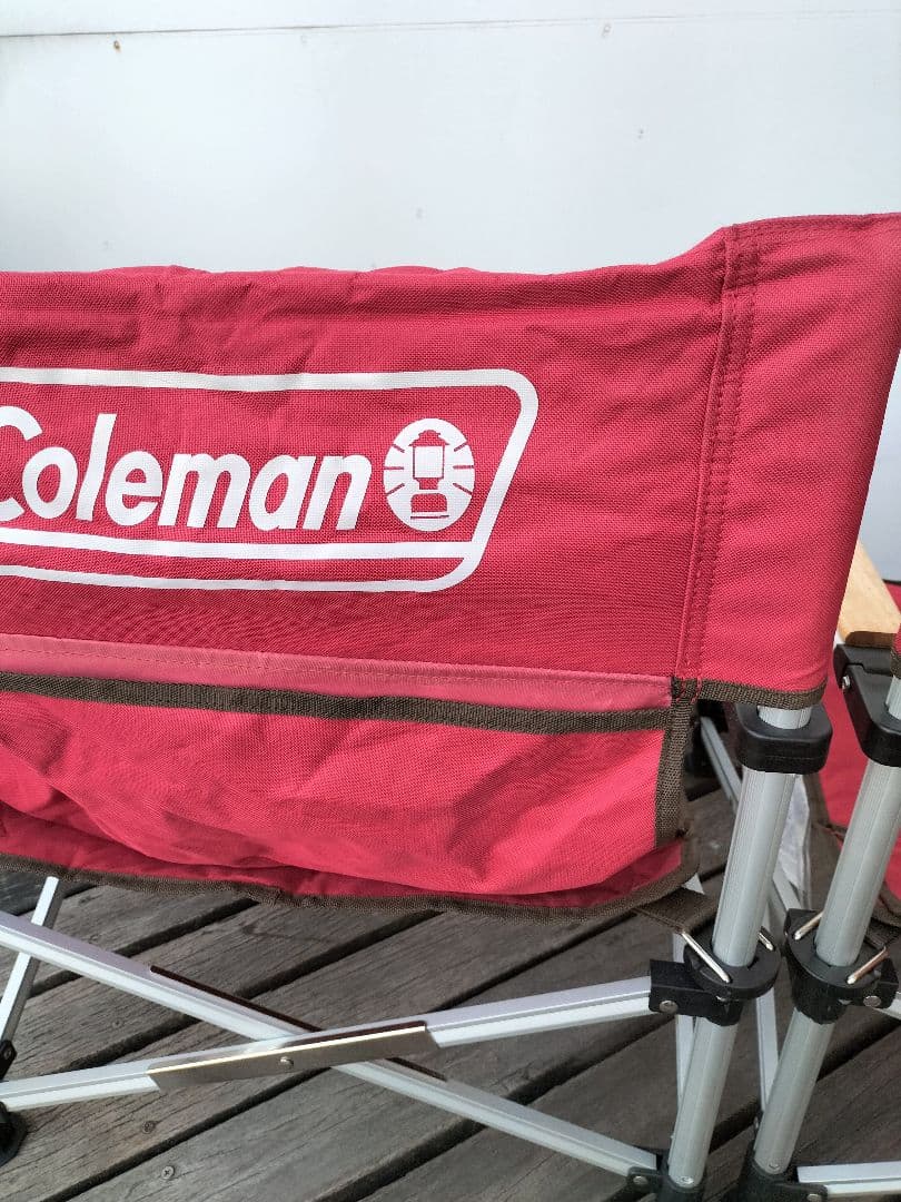 ごはんColeman ツーウェイキャプテンチェア（赤）２台セット