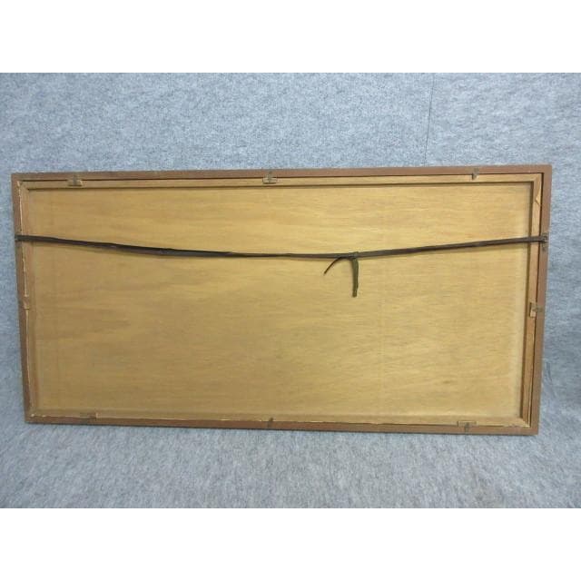 江戸版画三枚綴り額入り [B28134]