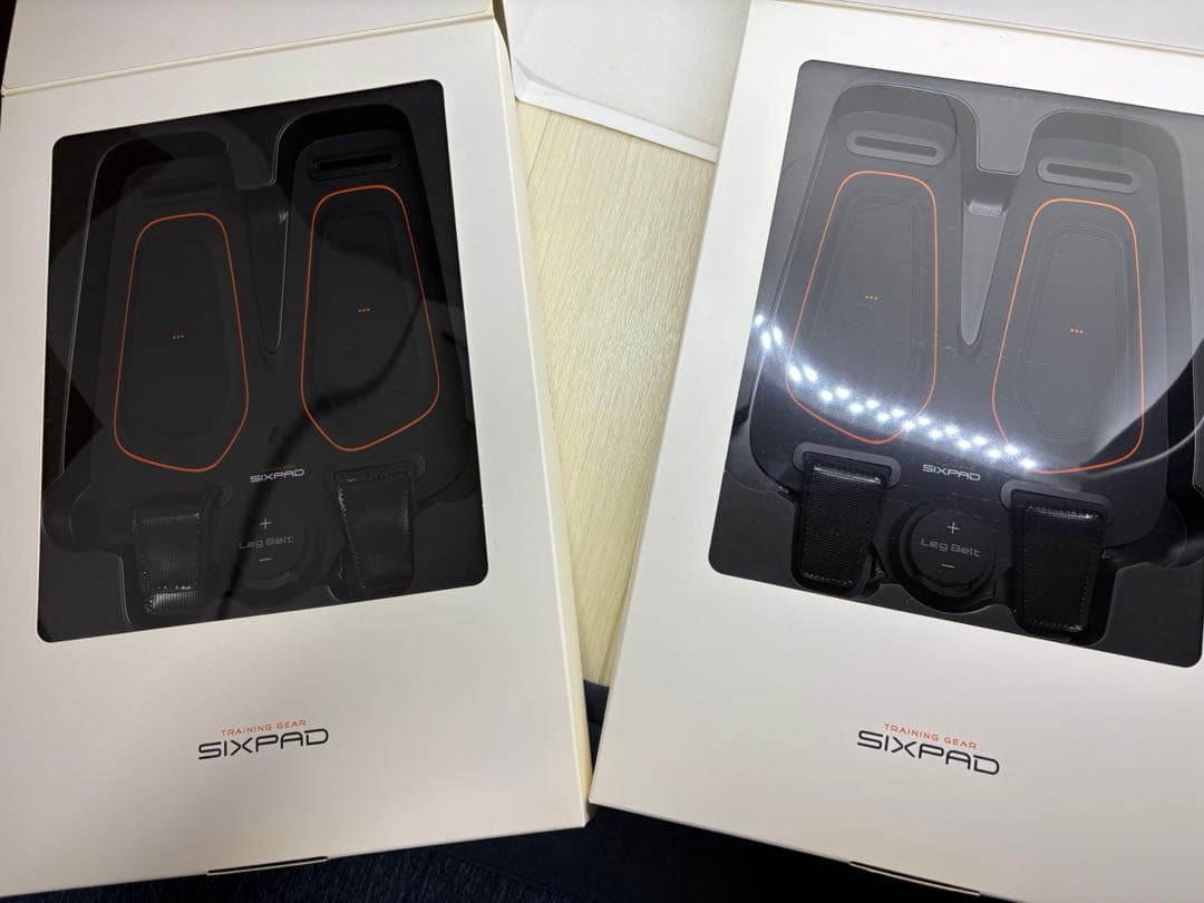 【超美品】SIXPAD レッグベルト 2箱セット(ジェル追加)