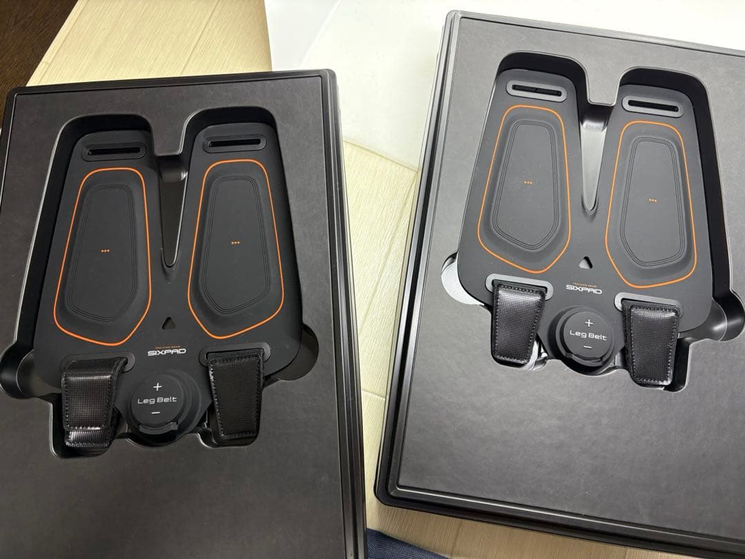 【超美品】SIXPAD レッグベルト 2箱セット(ジェル追加)