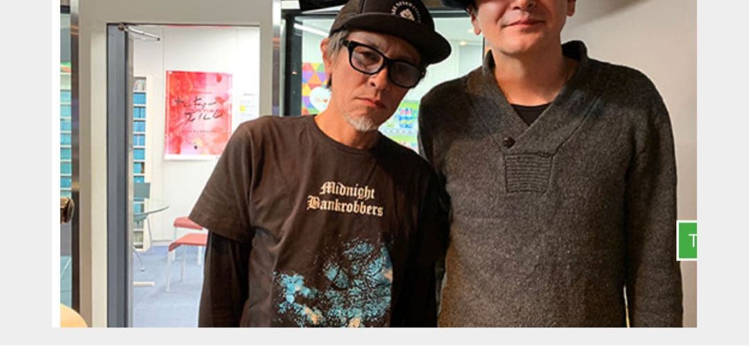 チバユウスケ　Tシャツ　Midnight Bankrobbers Lサイズ黒