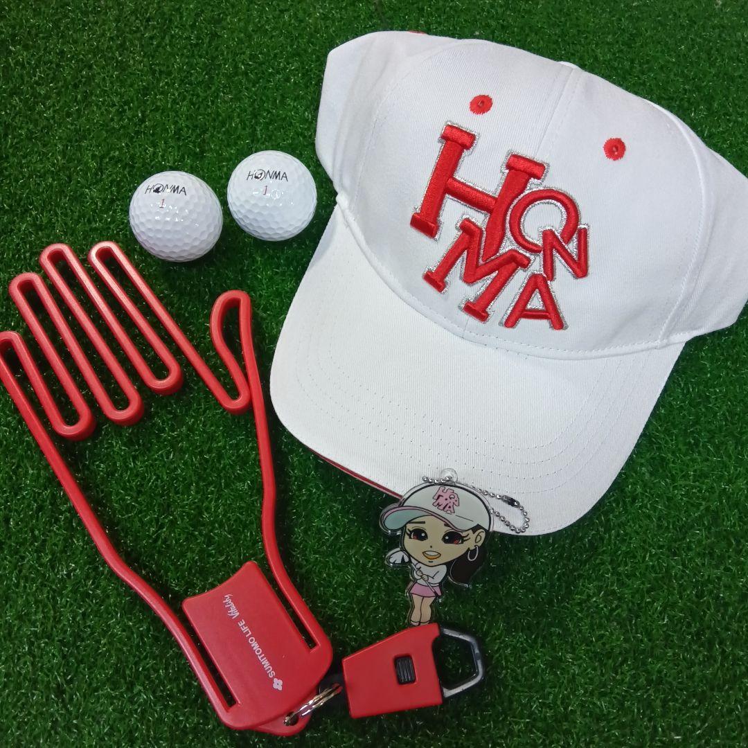 HONMA ゴルフグローブ・キャップ・アクセサリーセット