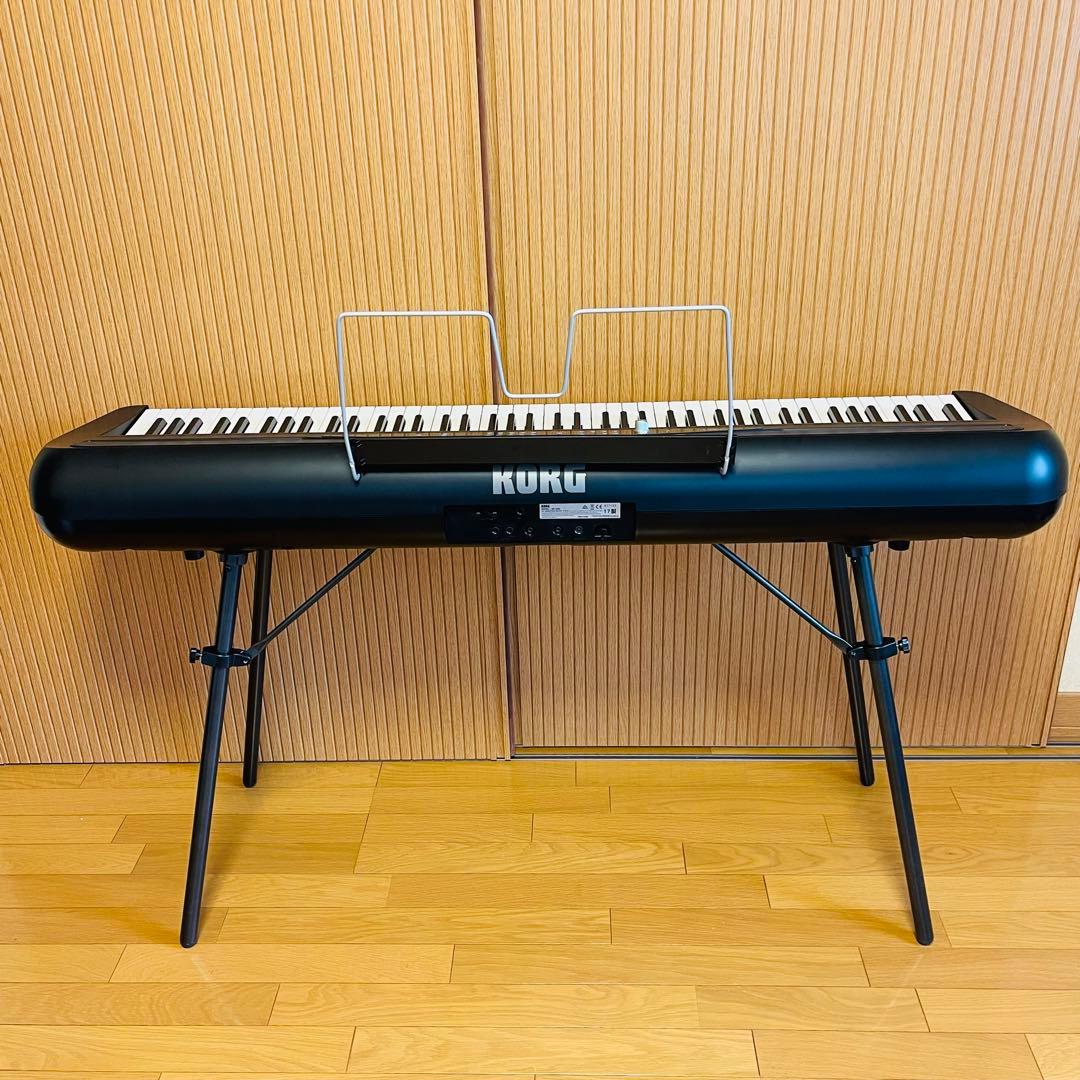 【極美品】KORGコルグ SP-280-BK 電子ピアノ 88鍵 ソフトケース付