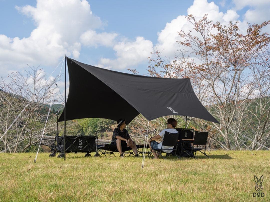 DOD キャンプ4点セット　テント、タープ他