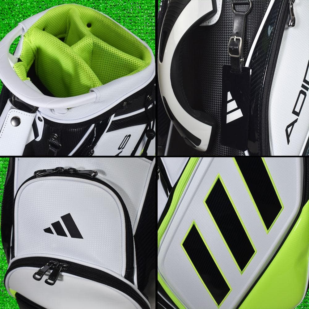 adidas アディダス ハイグレード キャディーバック９型【ブラック】新品！