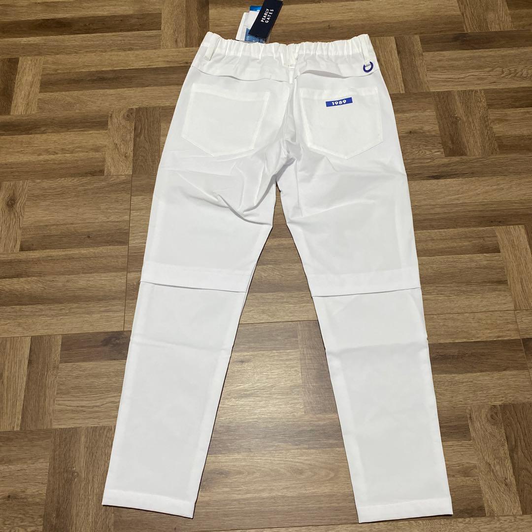 新品♡パーリーゲイツ♡ロングパンツ♡ホワイト♡ストレッチ♡S