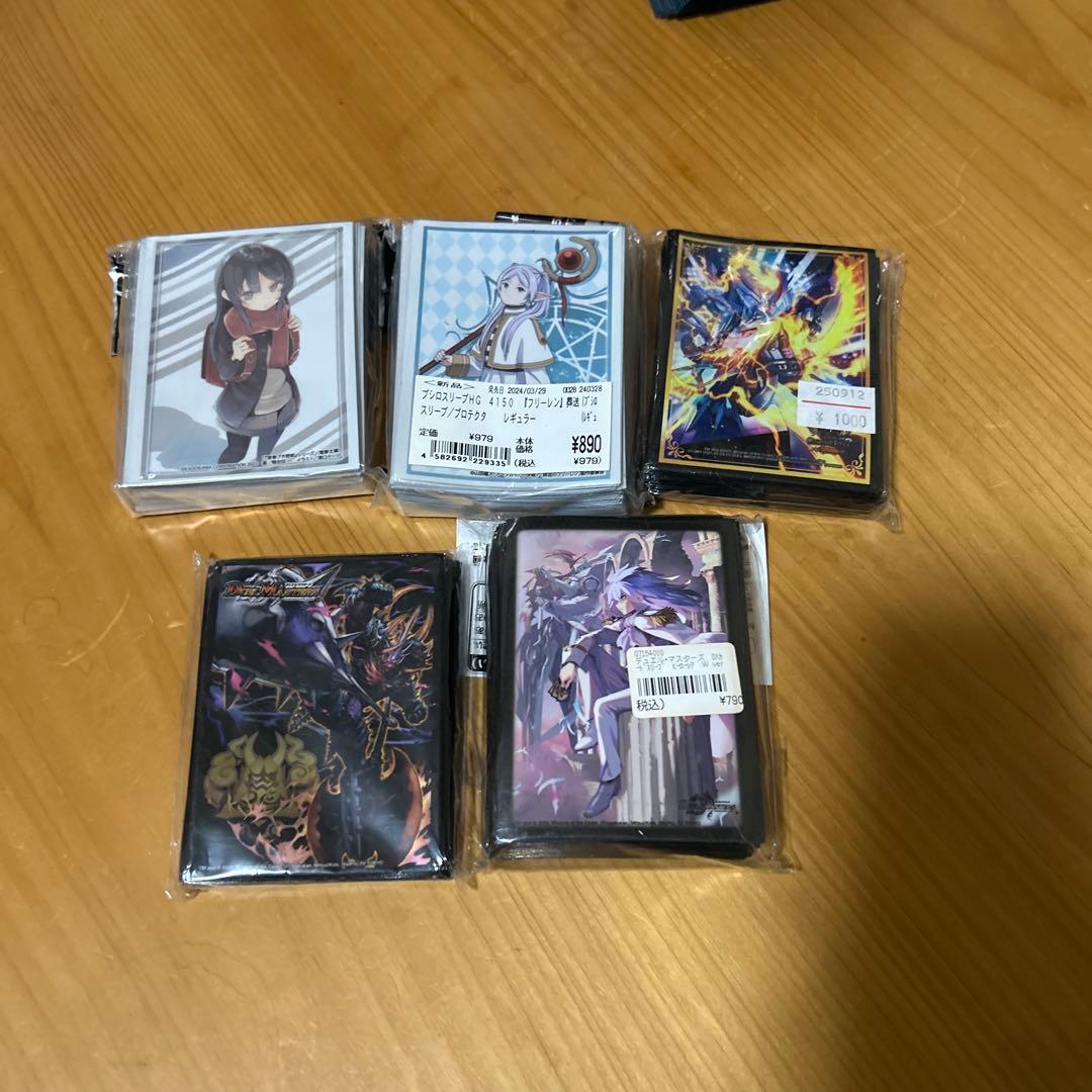 デュエルマスターズ引退品　デュエマ引退品　デッキ　プレイマット　スリーブ付き