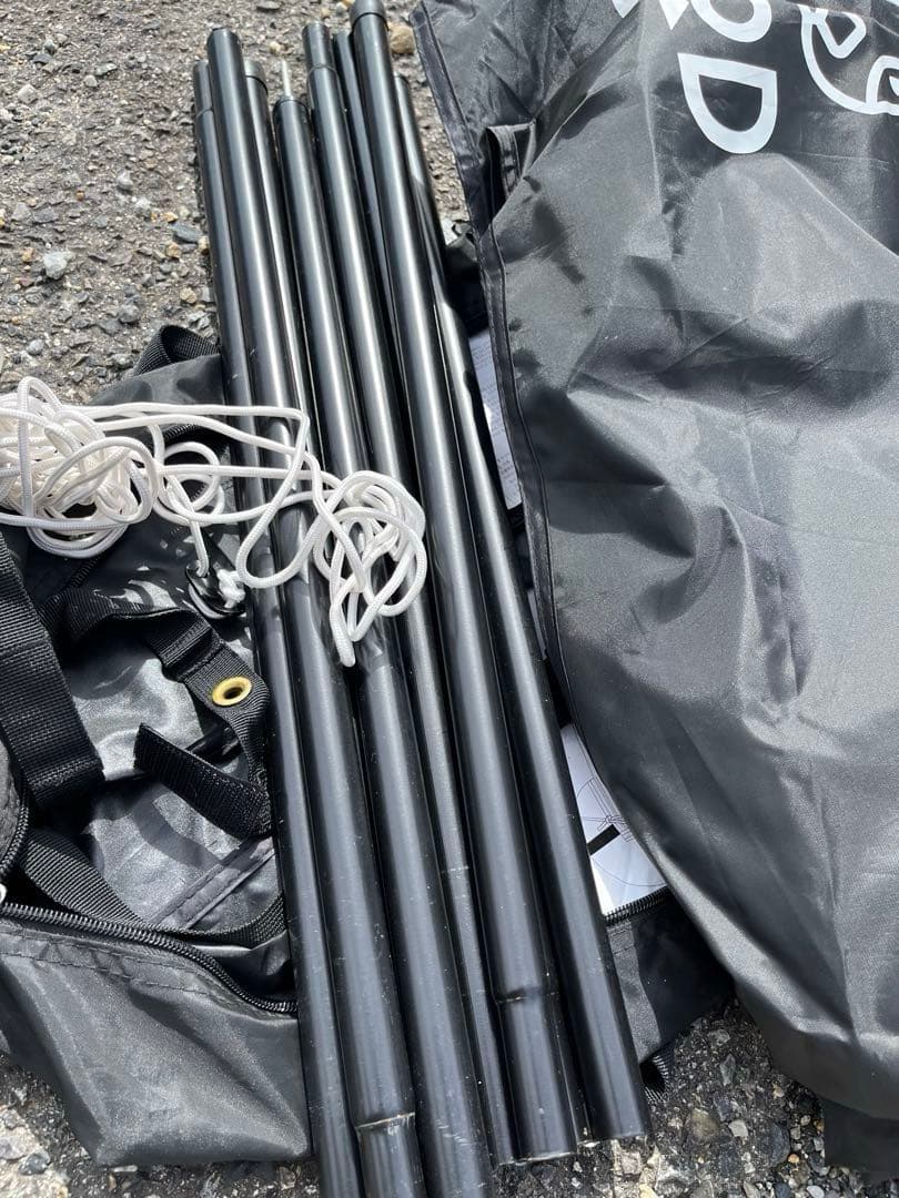 DOD ONE POLE (M) ブラックテント・ブラックタープまとめ売り