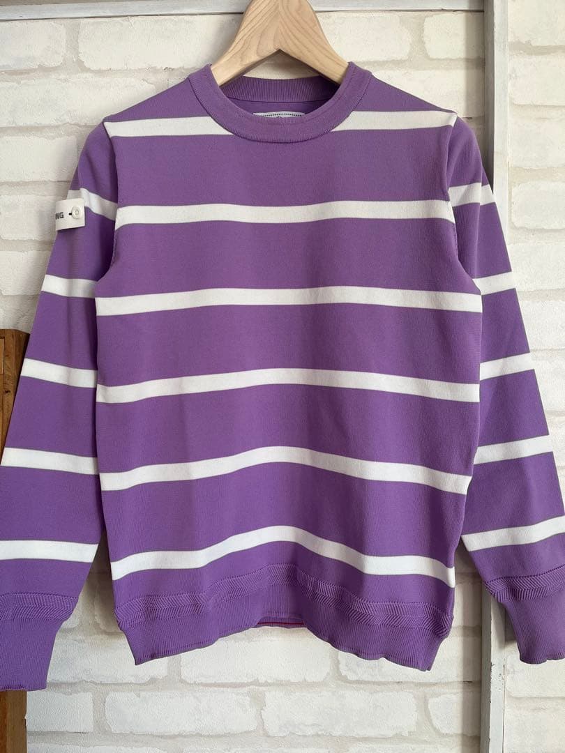極美品 ブリーフィング クルーネックニット S