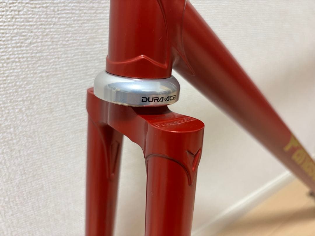 Panasonic パナソニック 競輪フレーム ディープレッド ピスト njs