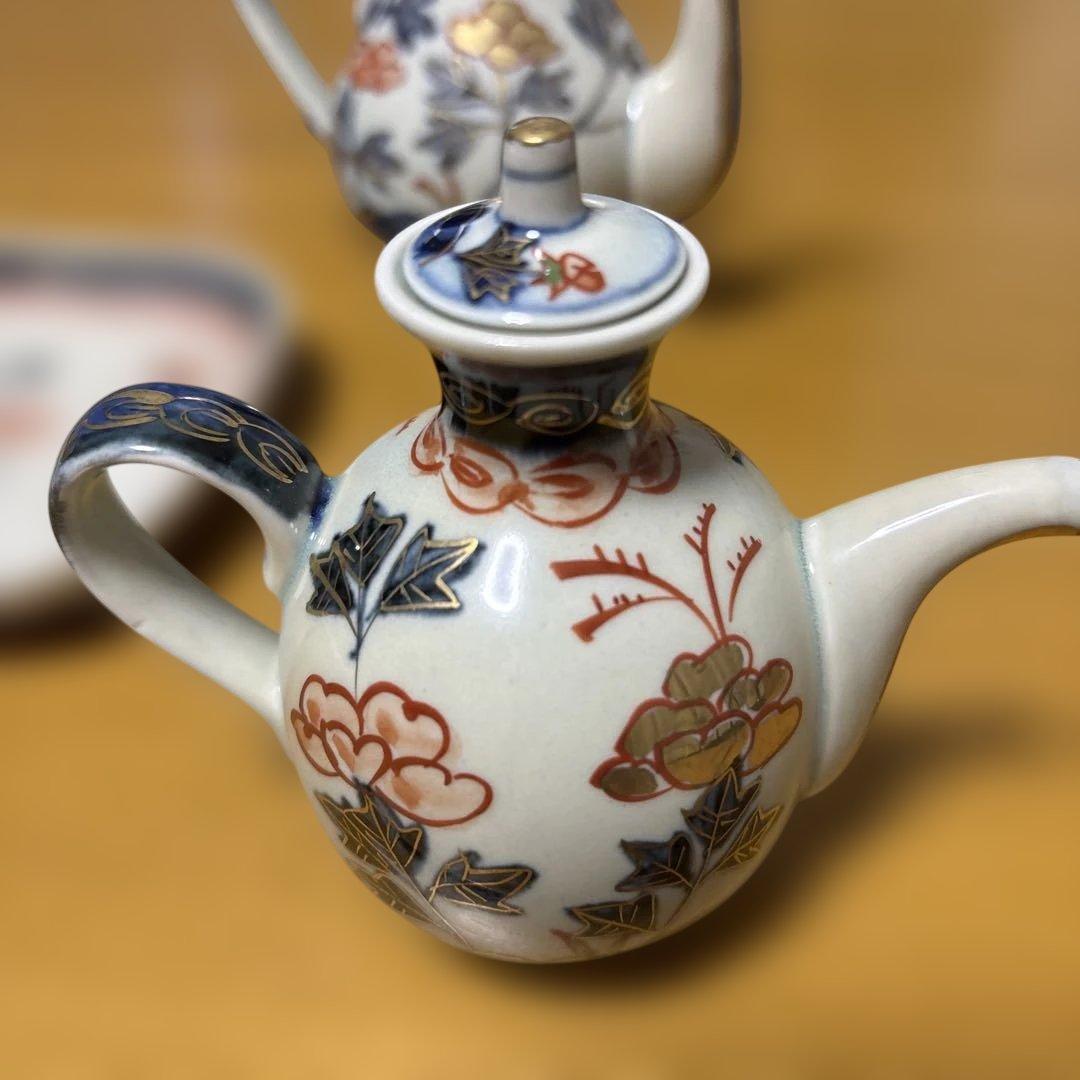 林九郎窯　古伊万里牡丹　調味料揃　新品未使用