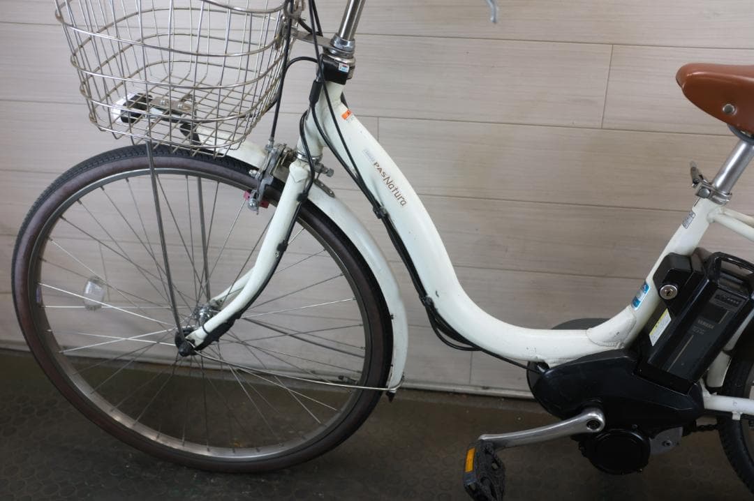電動自転車ヤマハPAS　Natura　26インチ　3段　12.3Ah充電器あり