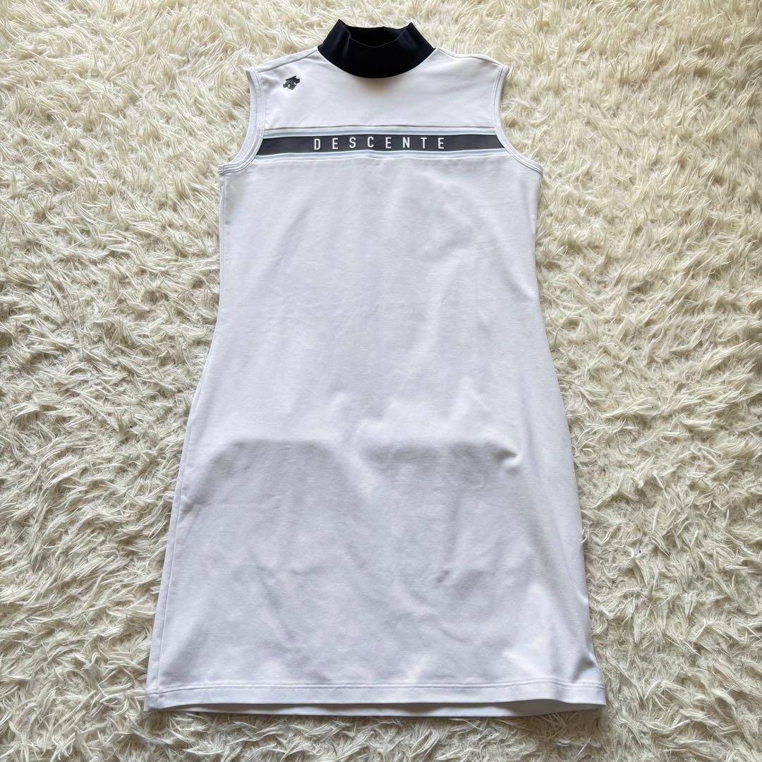 【美品】DESCENTE GOLF デサントゴルフ ノースリーブワンピース L