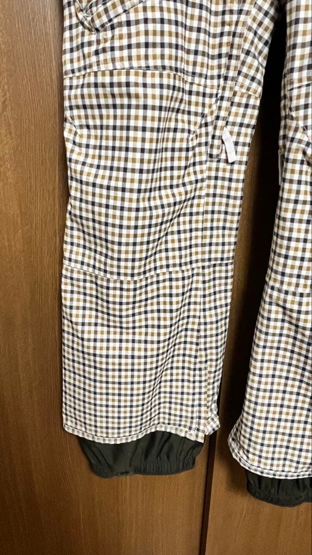 Burton チェック柄 スノーボードパンツ