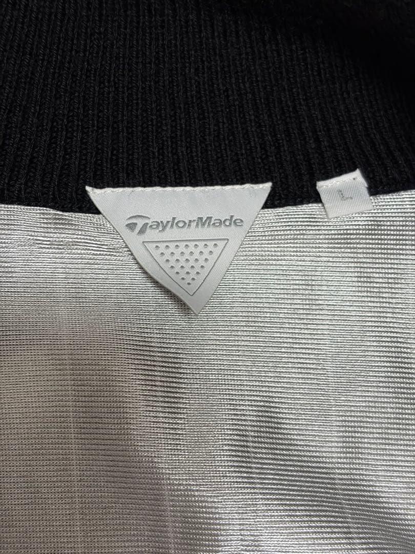 TaylorMade ブラック ジップアップセーター L