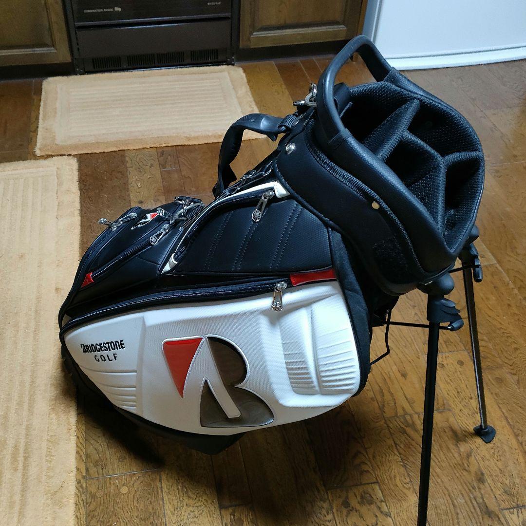クリ。BRIDGESTONE GOLF キャディバッグ スタンド付き