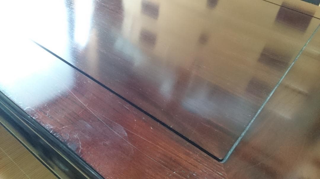 紫檀　座卓　135×65 高さ35　若葉脚　　昭和購入 　値下げ