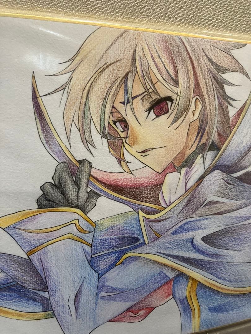 コードギアス、アニメ風イラスト 男性キャラクター❣️ コードギアス❣️