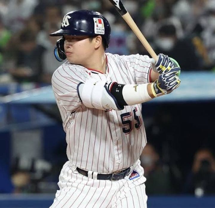 村上宗隆実用バッティング手袋