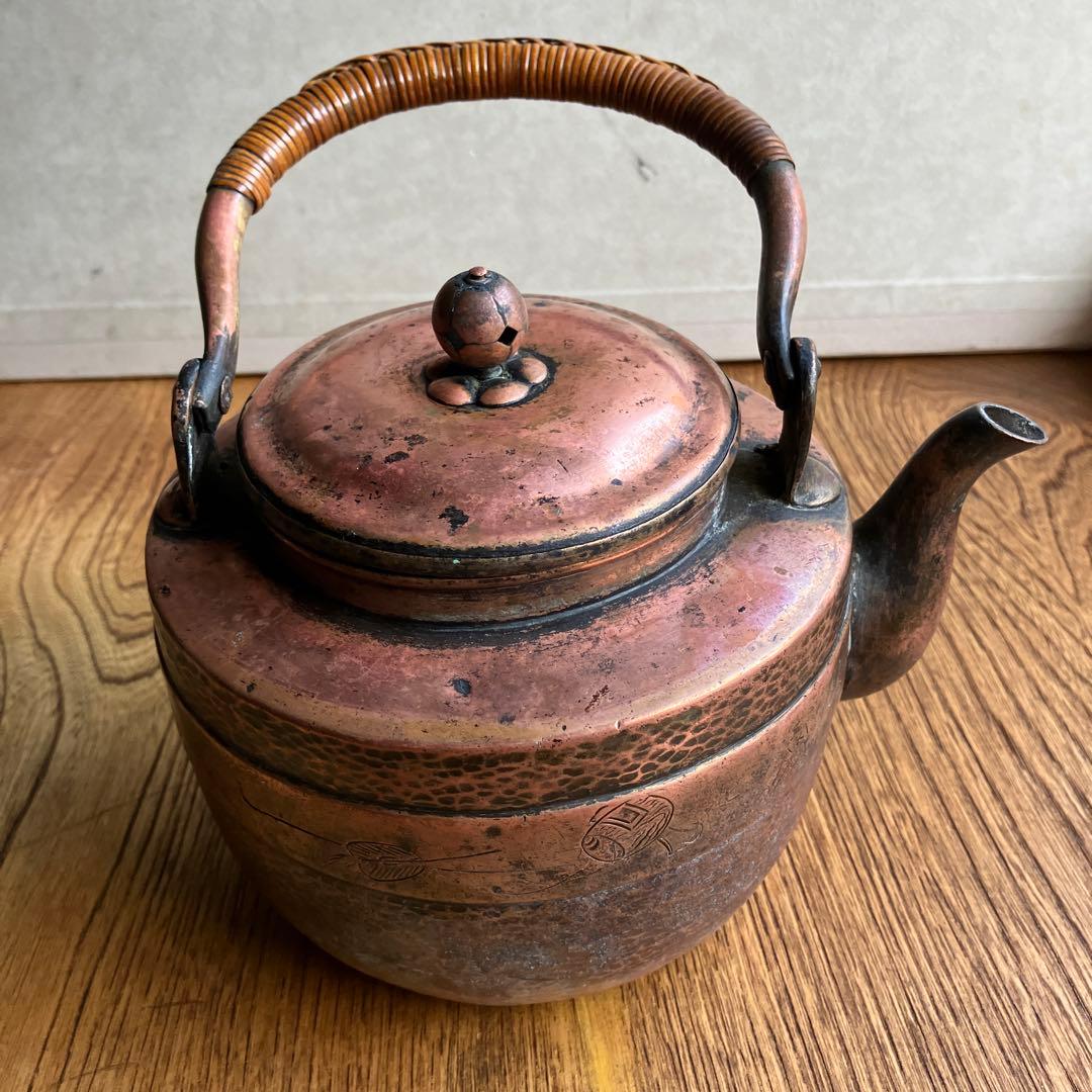 レトロ銅薬缶