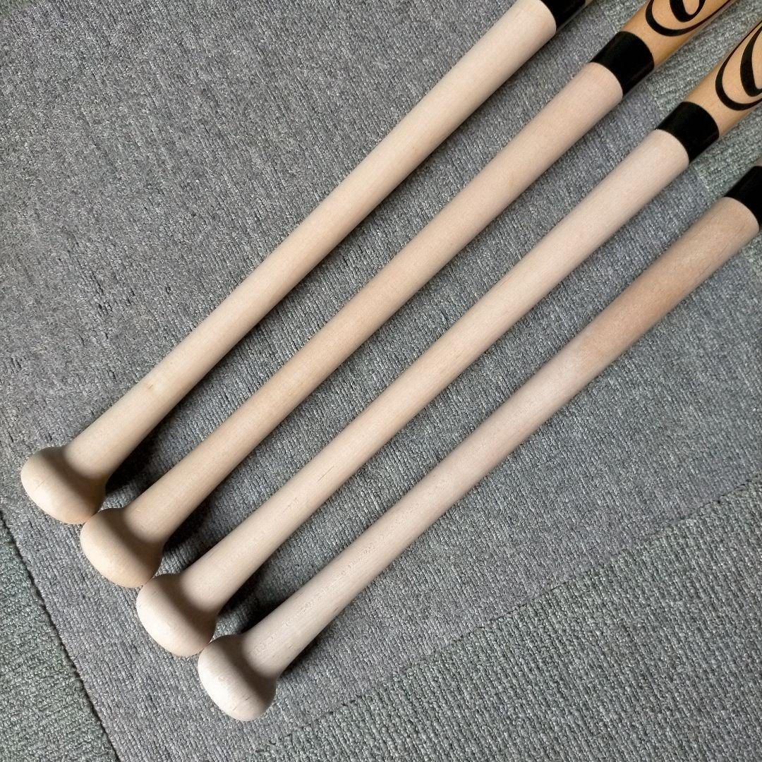 【プレミア】Rawlings ローリングス NPB 硬式木製バット 4本セット