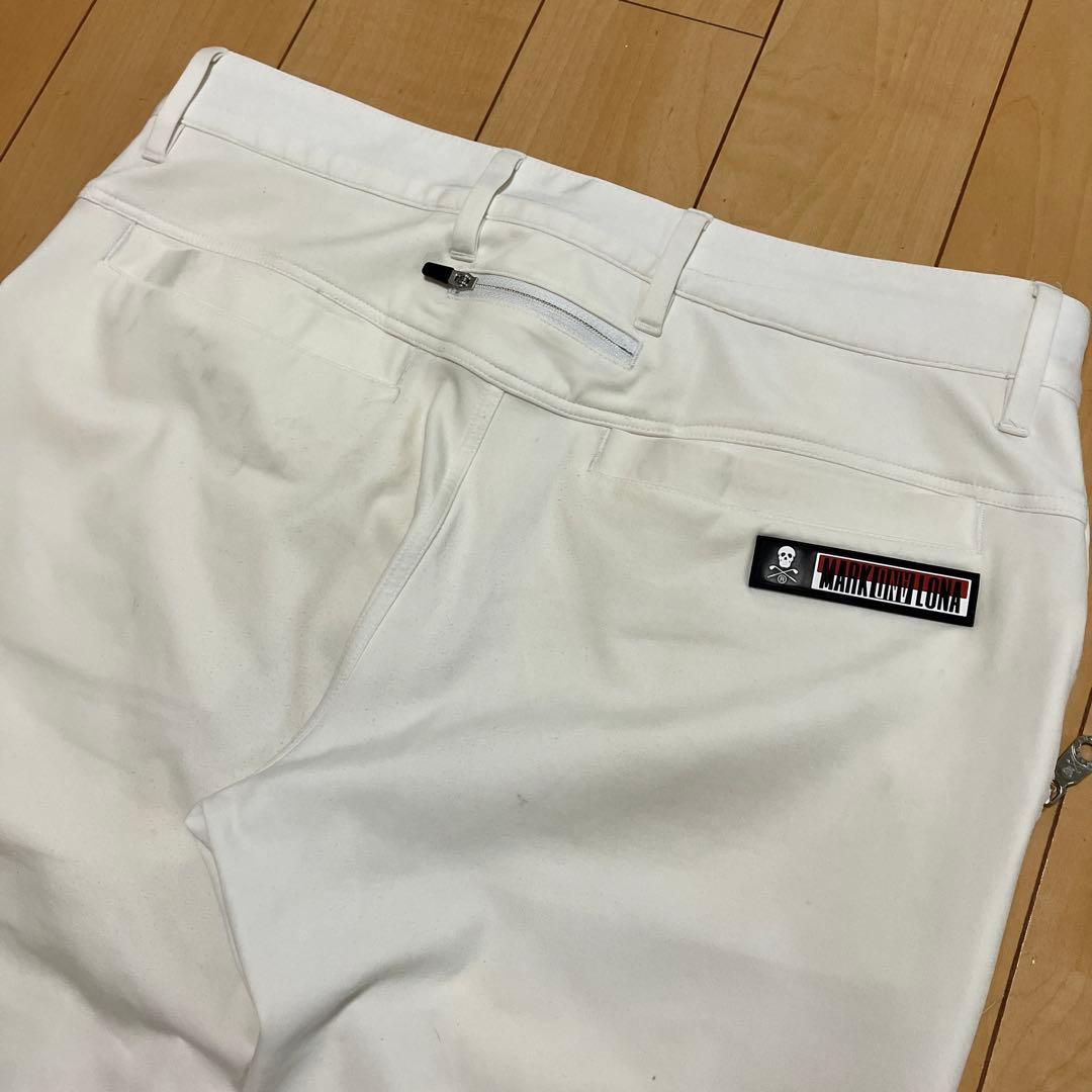 MARK&LONA マークアンドロナ　ストレッチパンツ　ホワイト　サイズ46