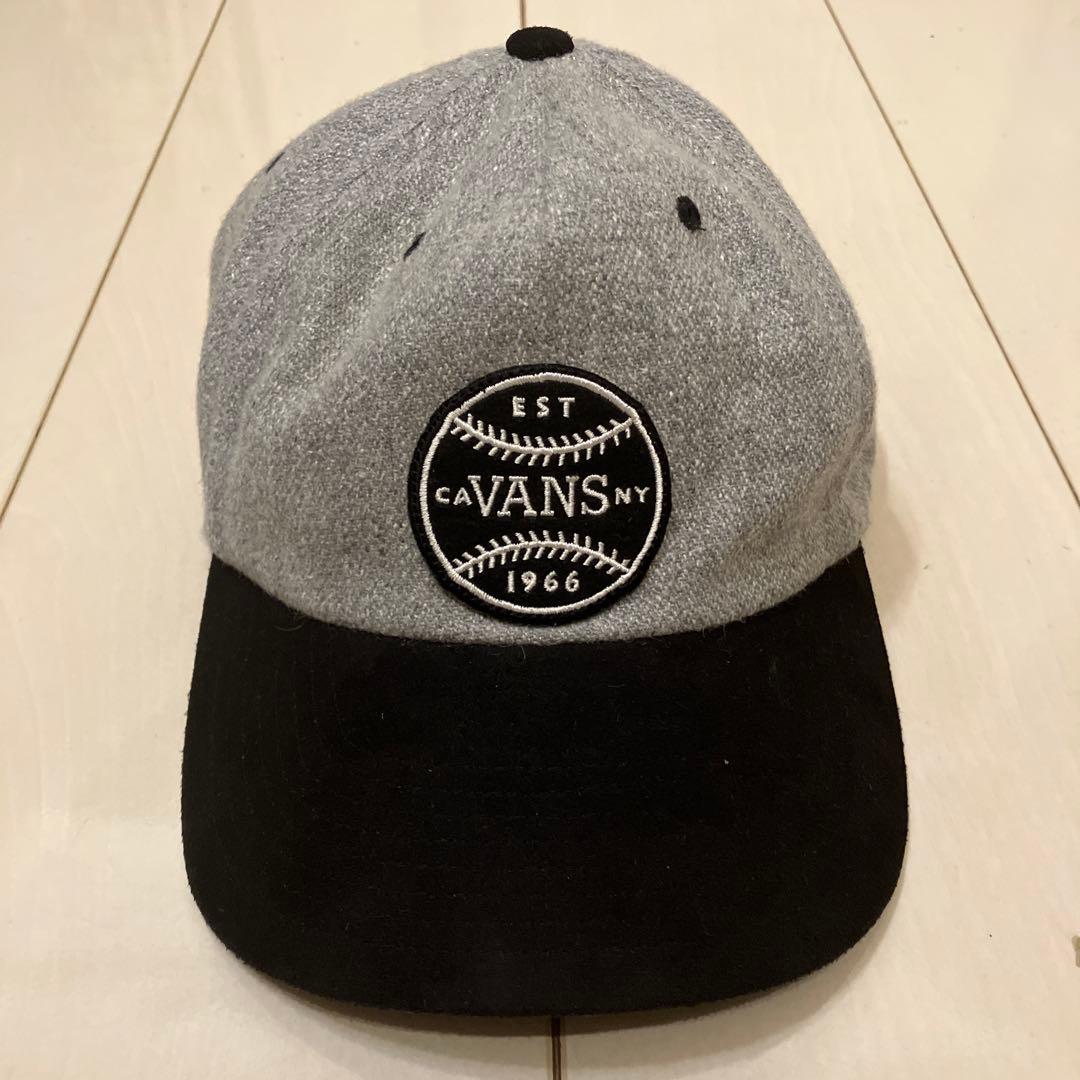 スケートボード rare! vans logo baseball patch wool cap