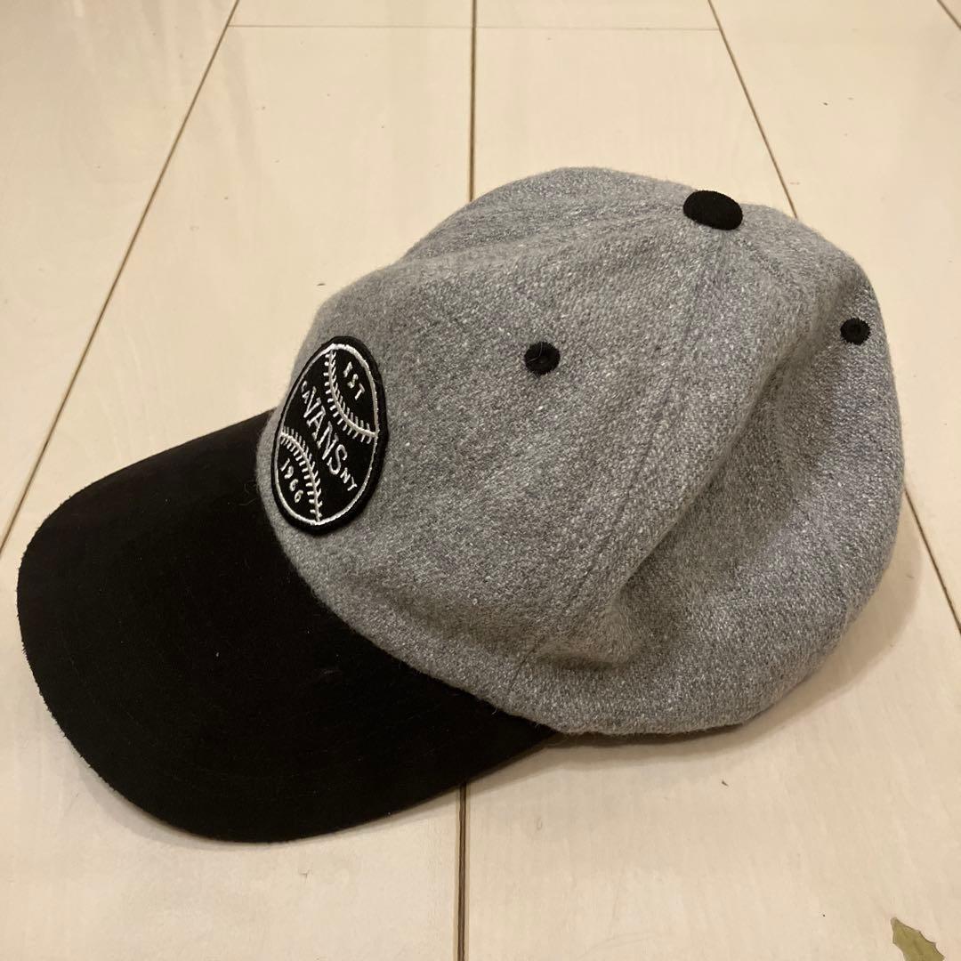 スケートボード rare! vans logo baseball patch wool cap