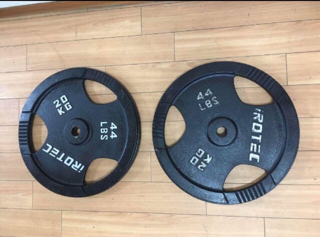 ② iROTEC ダンベルプレート 20kg x 1 枚