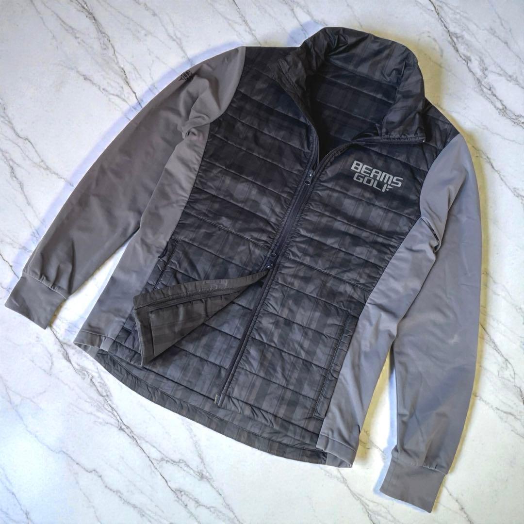 美品✨ビームスゴルフ✨ 春秋の防寒に☺︎中綿ブルゾンジャケット　ストレッチ抜群