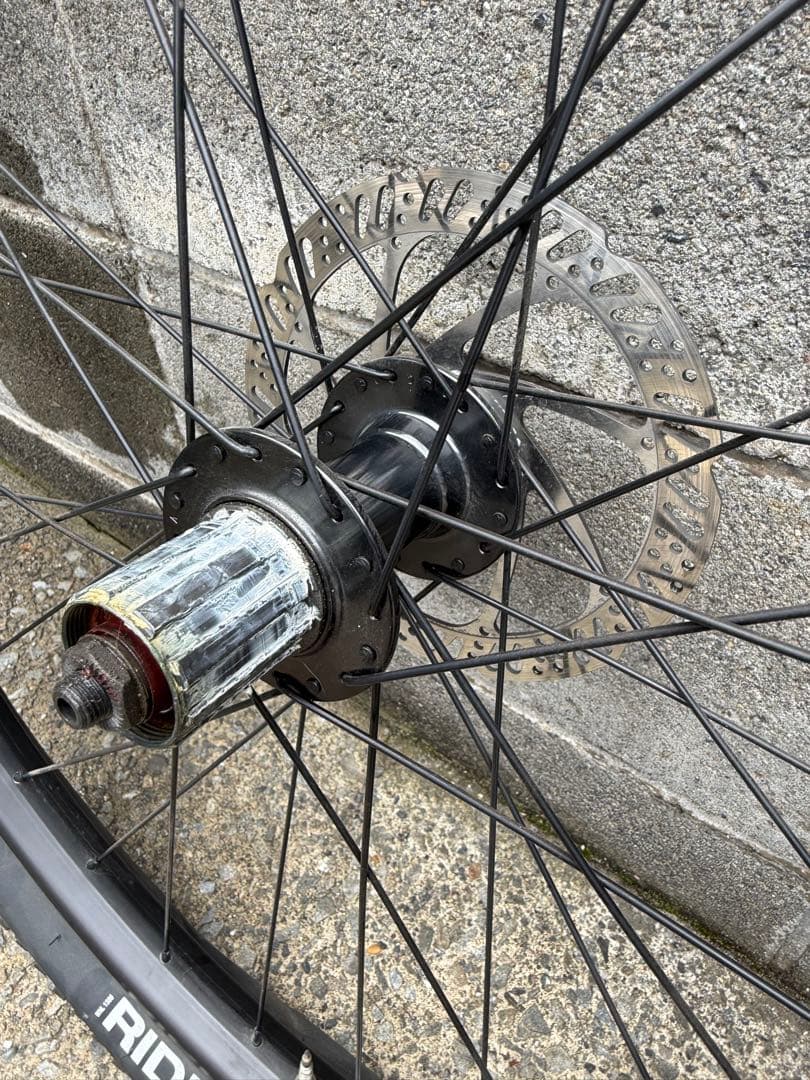 SURLY ブリッジクラブ完成車外し ホイール 前後セット タイヤローター付き