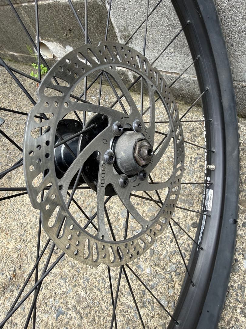 SURLY ブリッジクラブ完成車外し ホイール 前後セット タイヤローター付き
