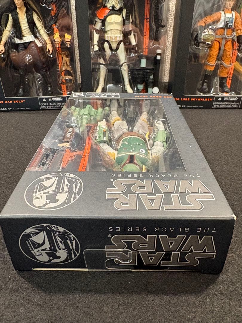 Star Wars ブラックシリーズ　ボバフェット、ルーク、ハンソロ、サンド