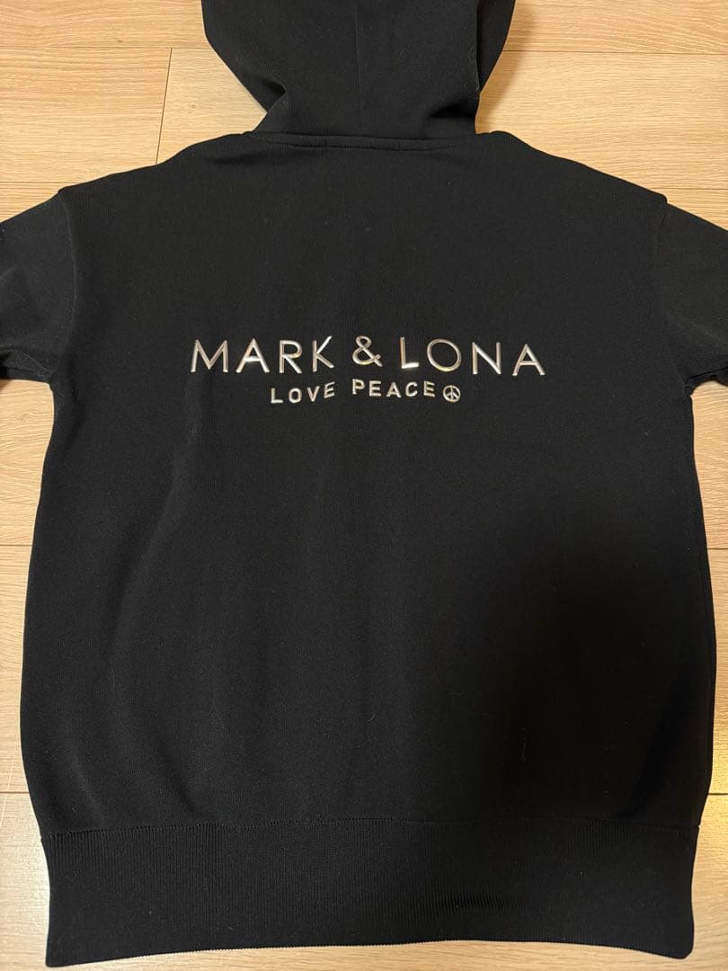 MARK & LONA フルジップパーカー 黒