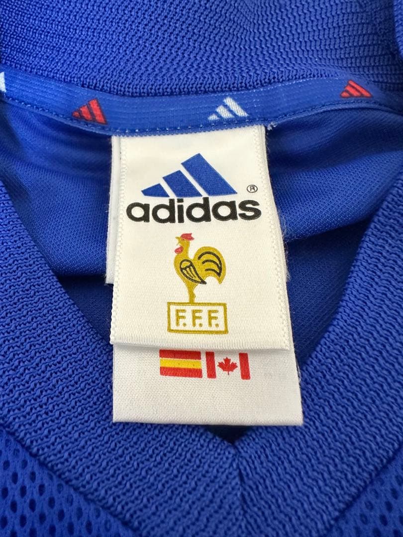希少品 美品 Adidas サッカーフランス代表 ユニフォーム2002モデルXL