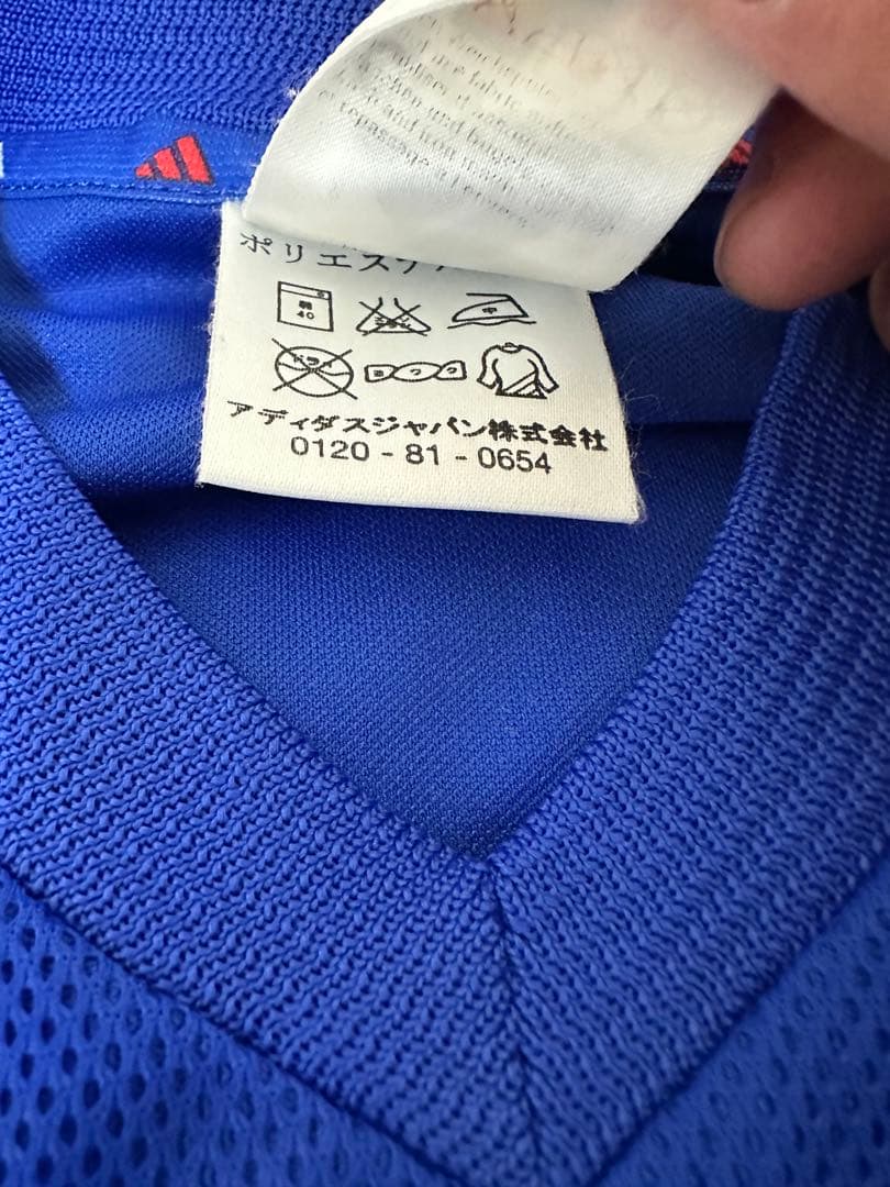 希少品 美品 Adidas サッカーフランス代表 ユニフォーム2002モデルXL