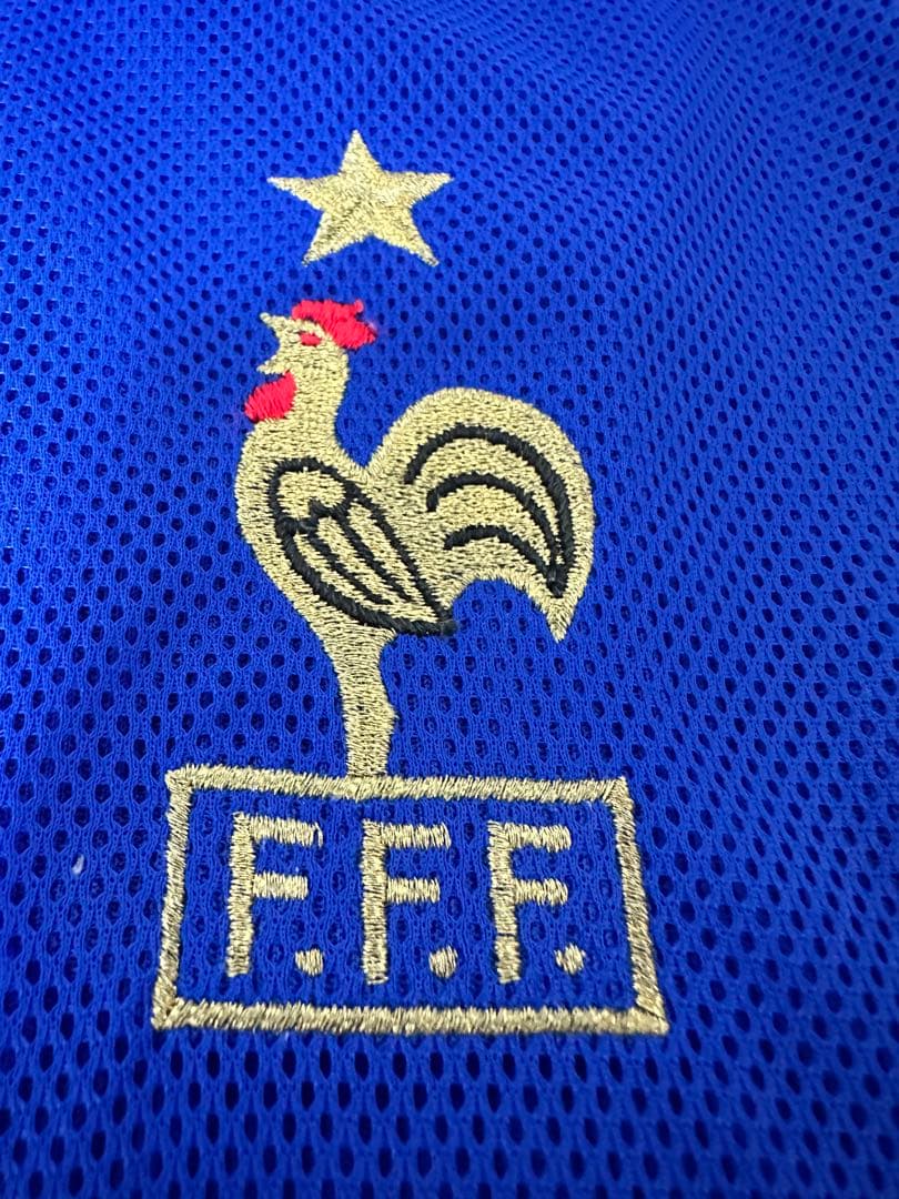 希少品 美品 Adidas サッカーフランス代表 ユニフォーム2002モデルXL