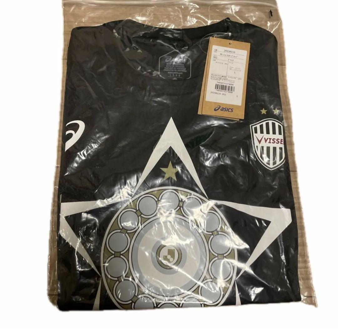 新品未使用　ヴィッセル神戸【J1リーグ優勝記念！Tシヤツ（ブラック/L）