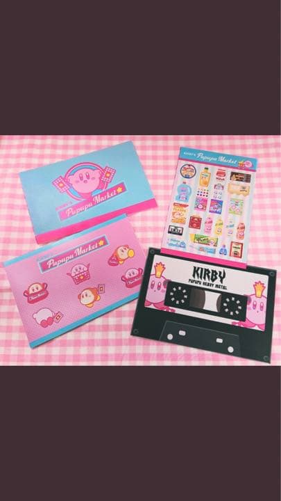 星のカービィ ノベルティ レコード型コースター ランダムポストカード付き
