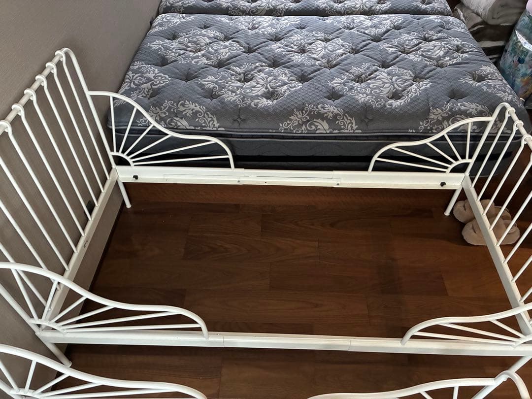 IKEA MINNEN シングルベッドフレーム ホワイト