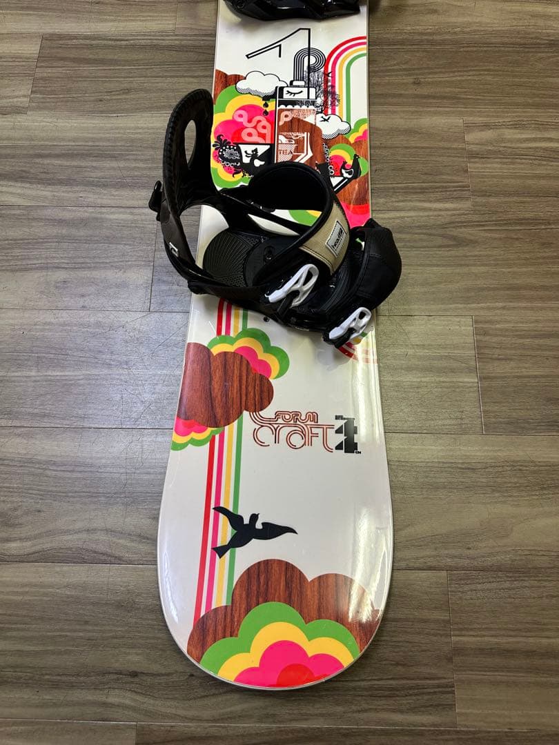 スノーボード FORUM 144cmビンディング head size S