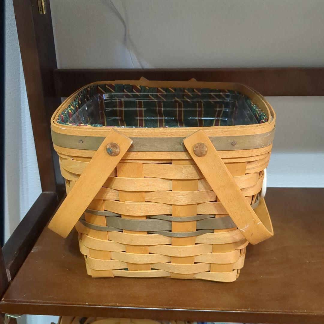 小物入れ Longaberger Cranberry basket