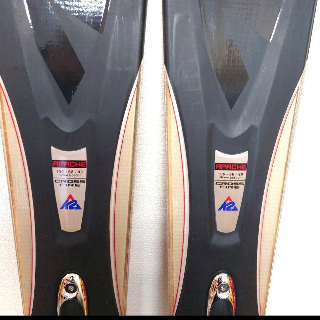 スキー板　K2　クロスファイヤー　アパッチ　ビンディング付き