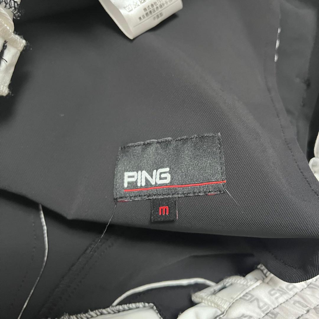 PING レディースゴルフテーパードパンツ CORDURA M 黒