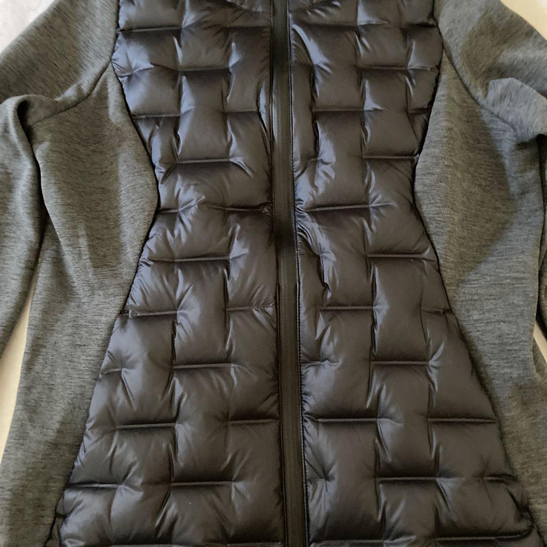 adidas レディース ダウンジャケット ブラック/グレー