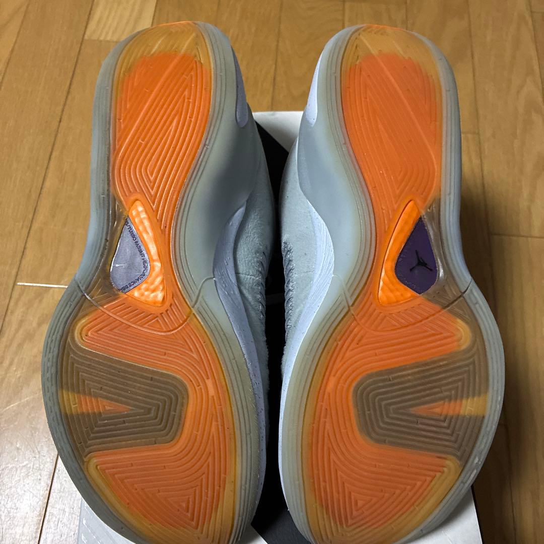 Jordan ルカ1バスケットシューズ グレー/パープル