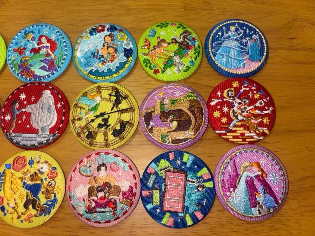 S*読様 ディズニー 刺繍 缶バッジ 第2弾 コンプリート