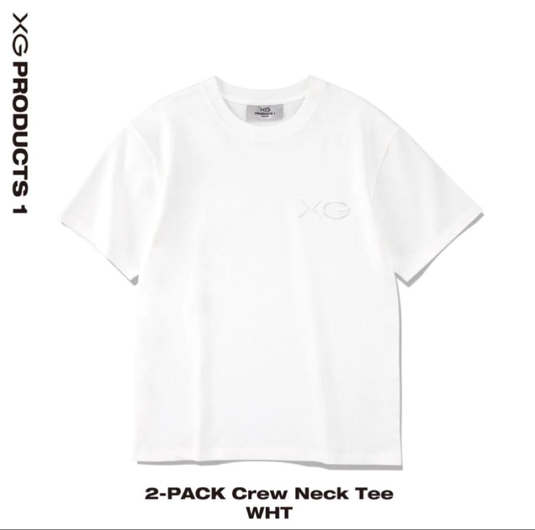 値下げ！新品！XG 2-PACK クルーネックTシャツ 白黒2枚セット