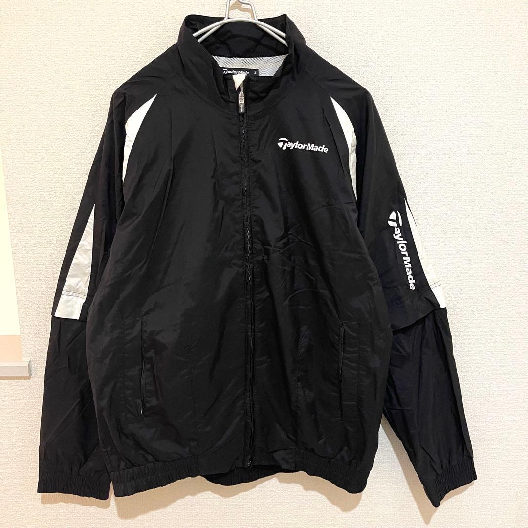【美品】TaylorMade バックプリント 2way ナイロンジャケット