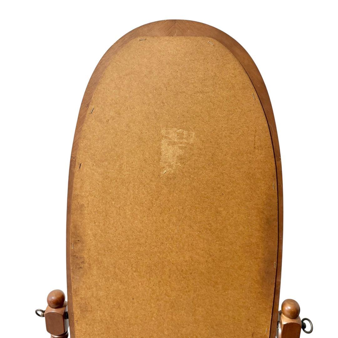 アンティーク 姿見 スタンドミラー 木製 全身鏡 クラシック